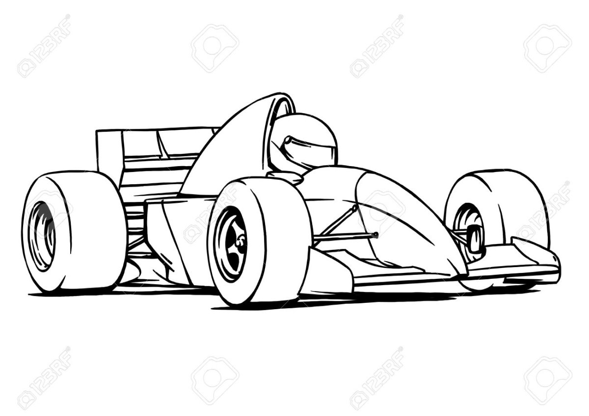 Лёгкие рисунки гоночные Болиды