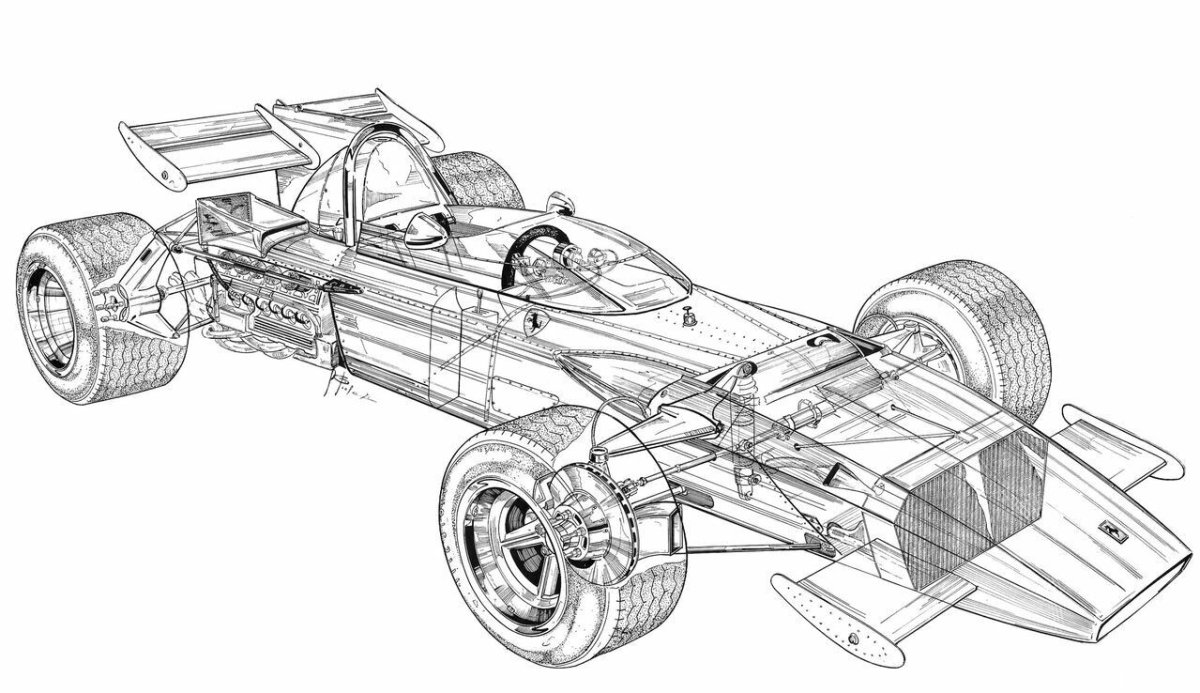 Ferrari f2002 Cutaway