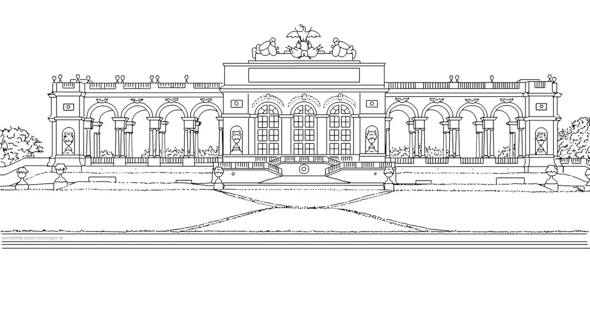 Версальский дворец вектор