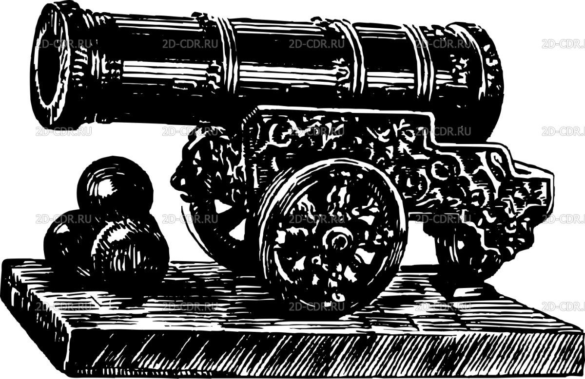 Раскраски пушки