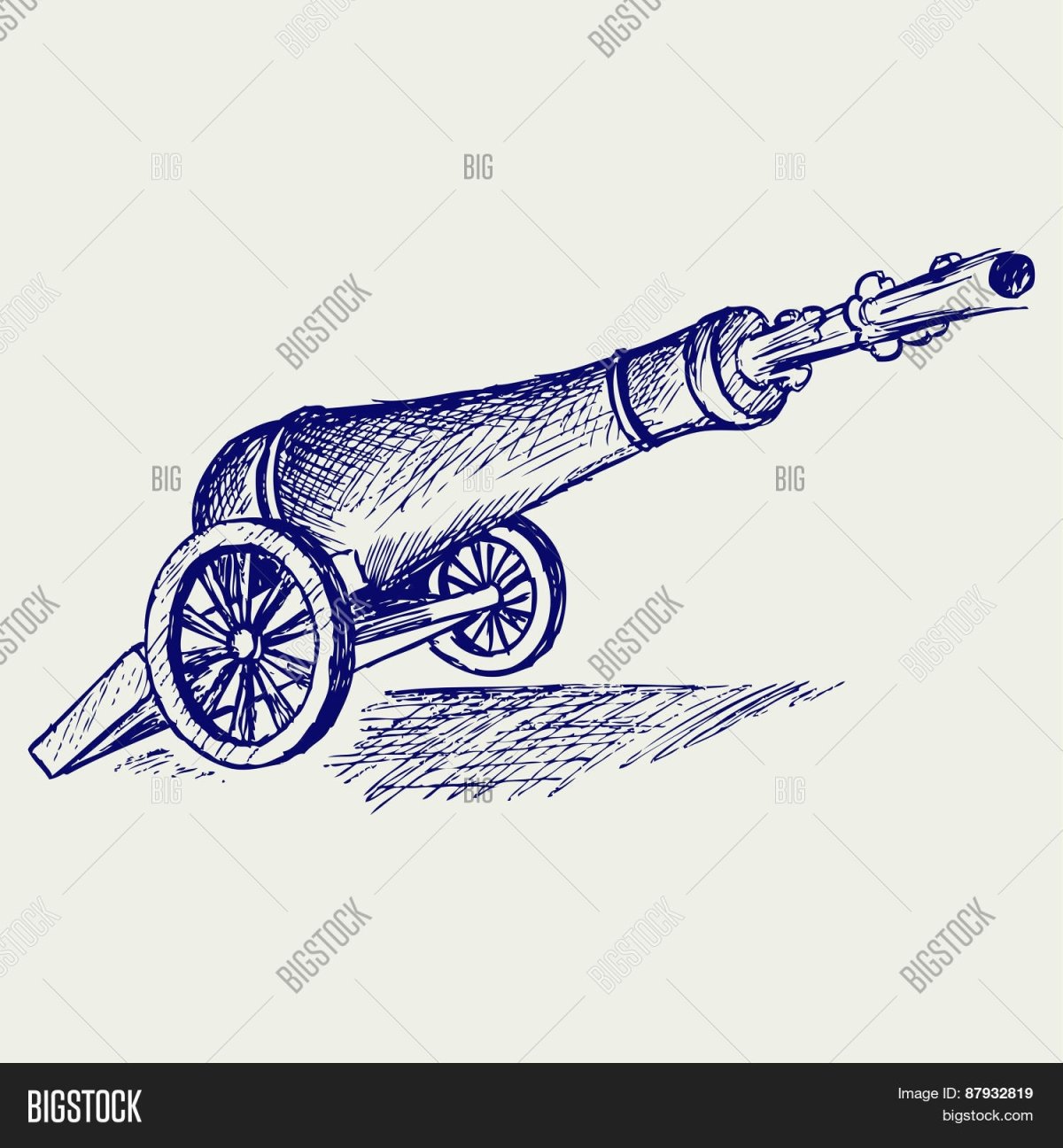 Раскраски для детей пушки