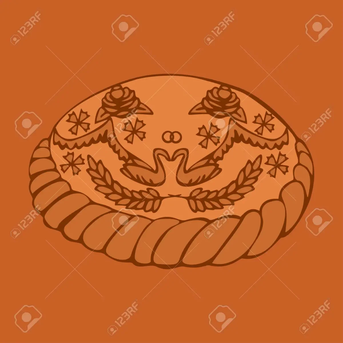 Рисование каравай