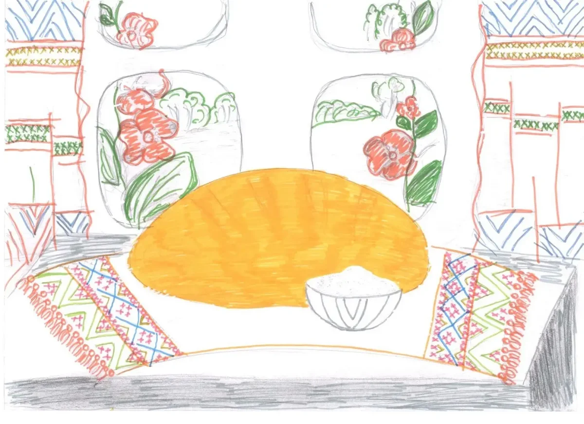 Рисование каравай в старшей группе