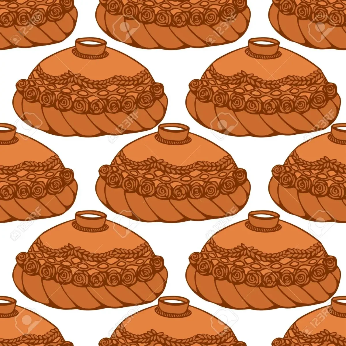 Каравай рисунок вектор