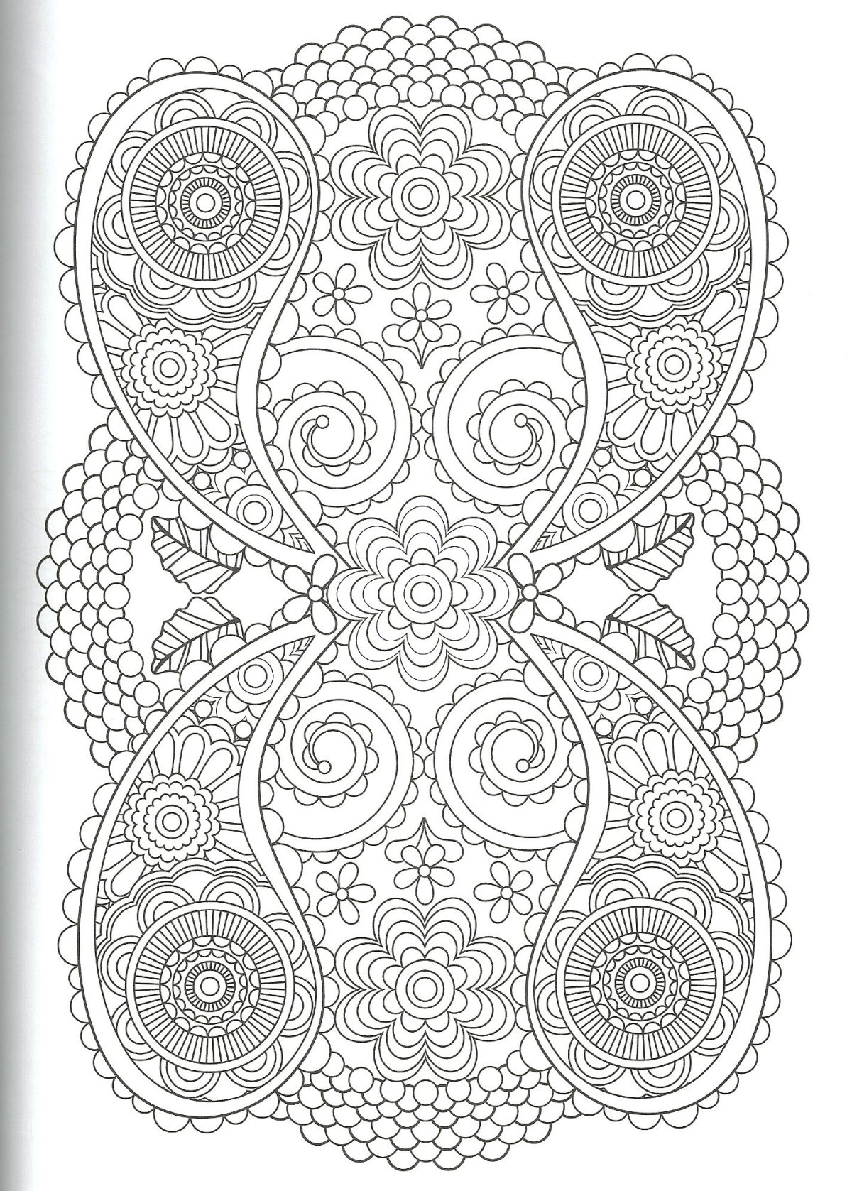 Медитативная арт терапия Мандала раскраска