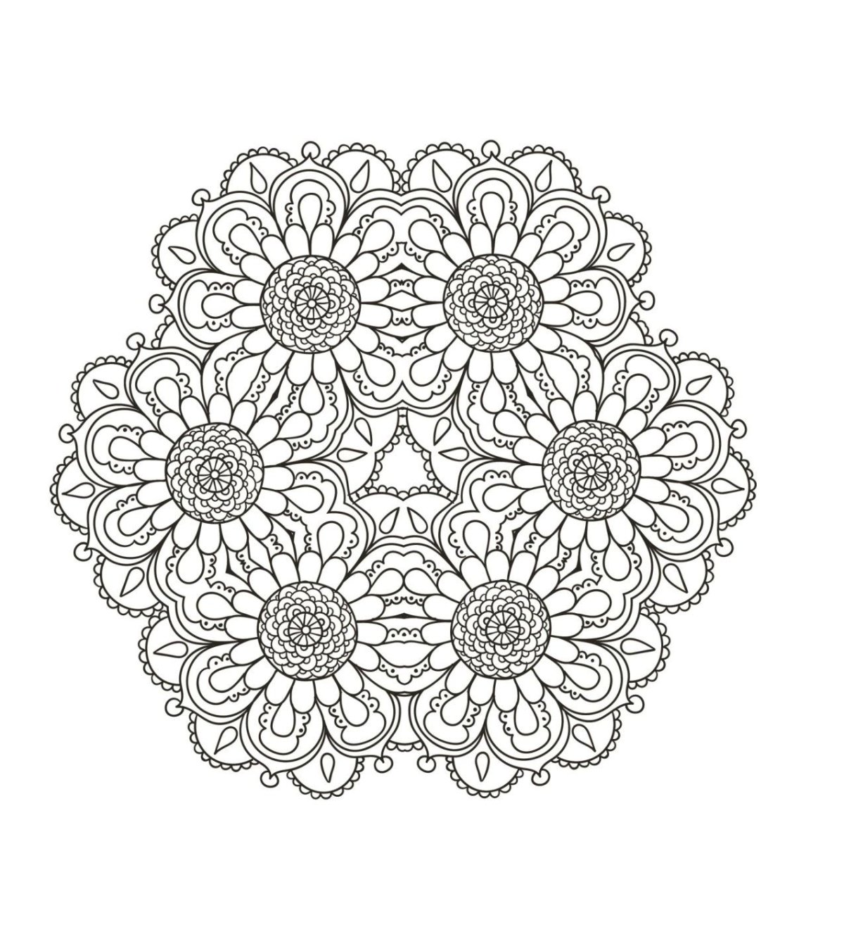 Кружевная Мандала