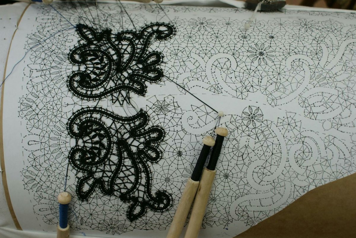 Сколок быка Вологодское кружево