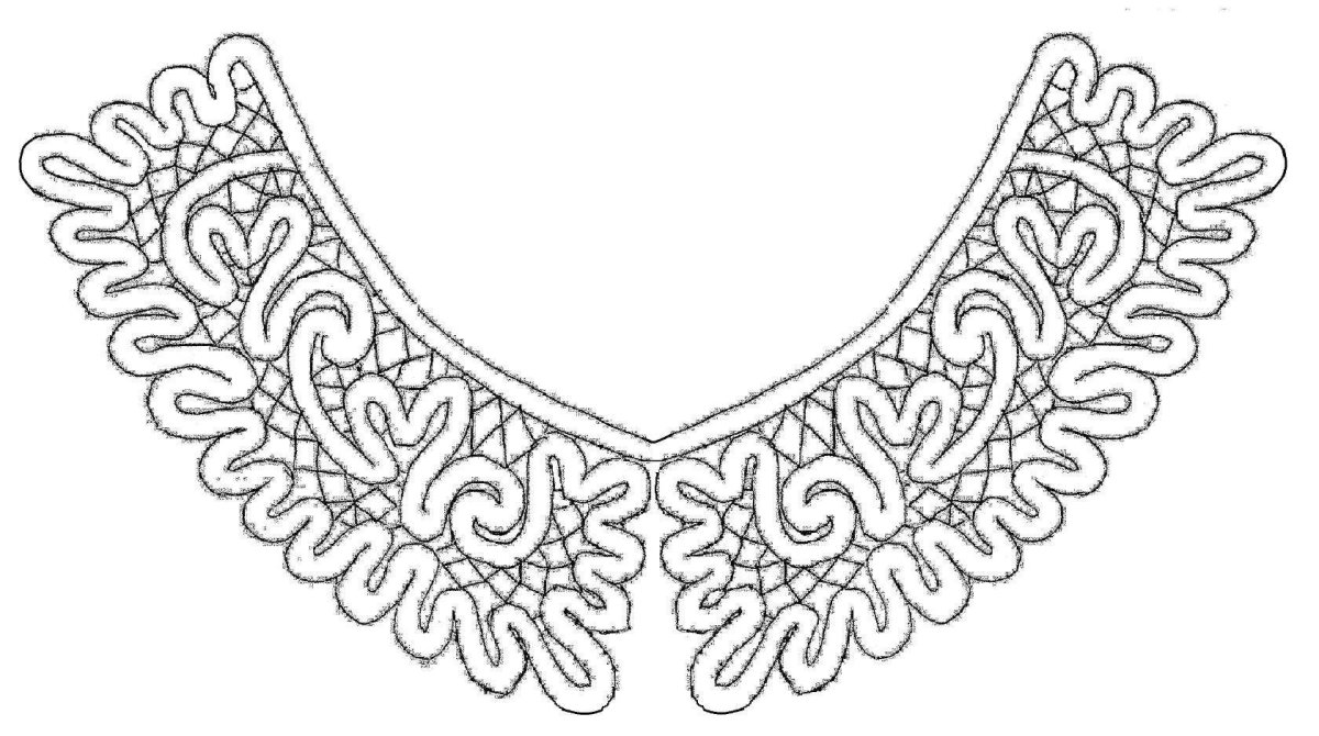 Вологодское кружево на бумаге