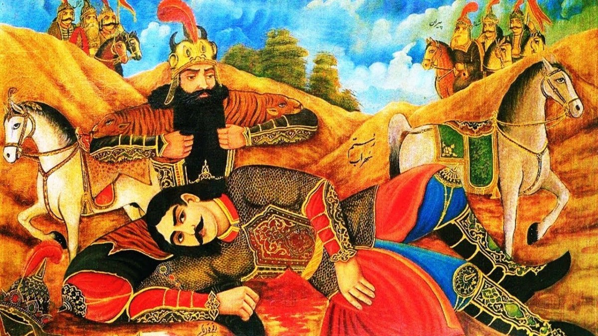 Персидская миниатюра Шахнаме 16 в