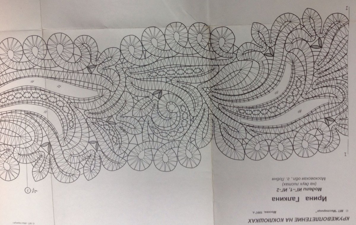 Сколки Воротников на коклюшках