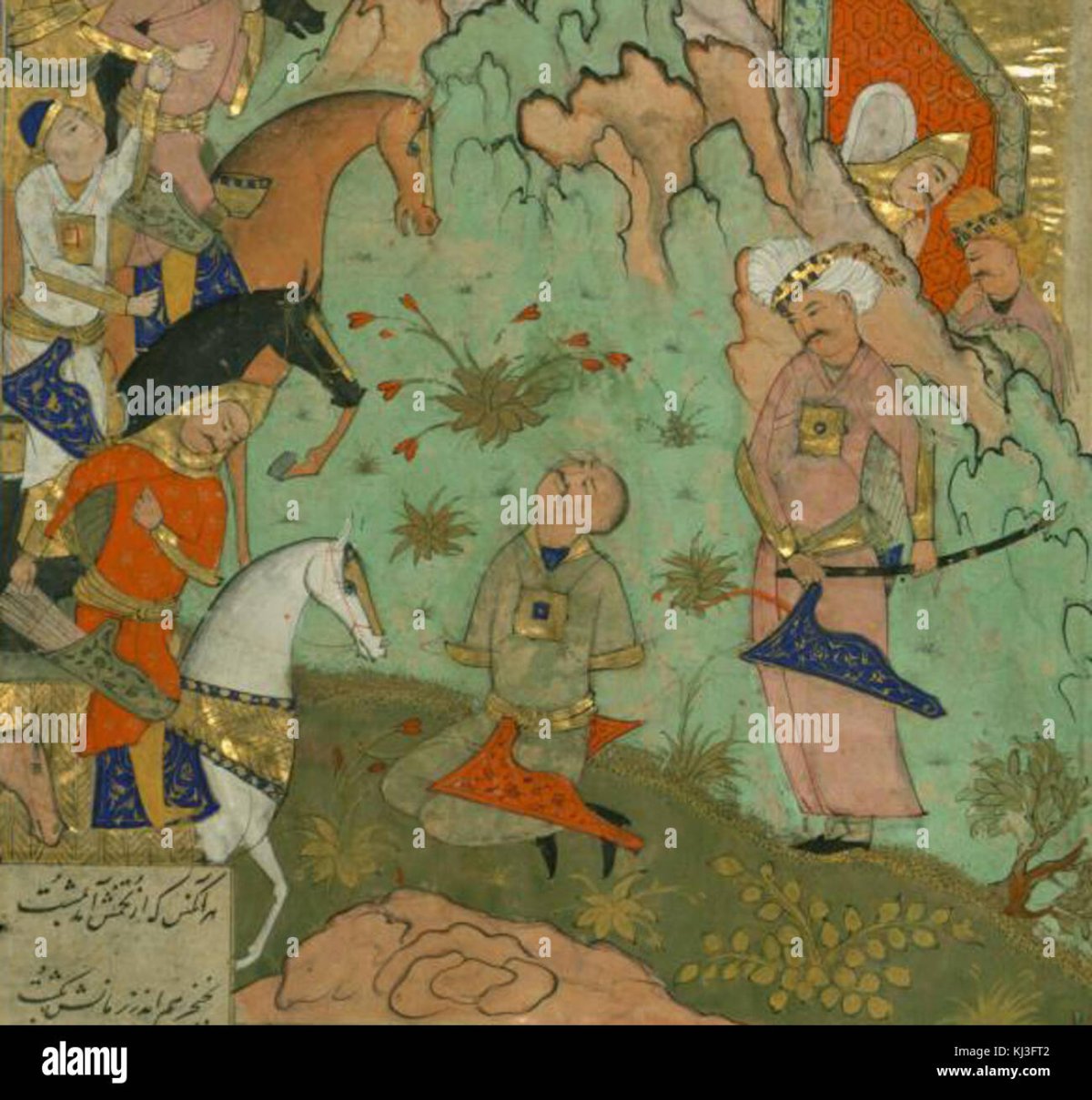 Персидская миниатюра Шахнаме 16 в