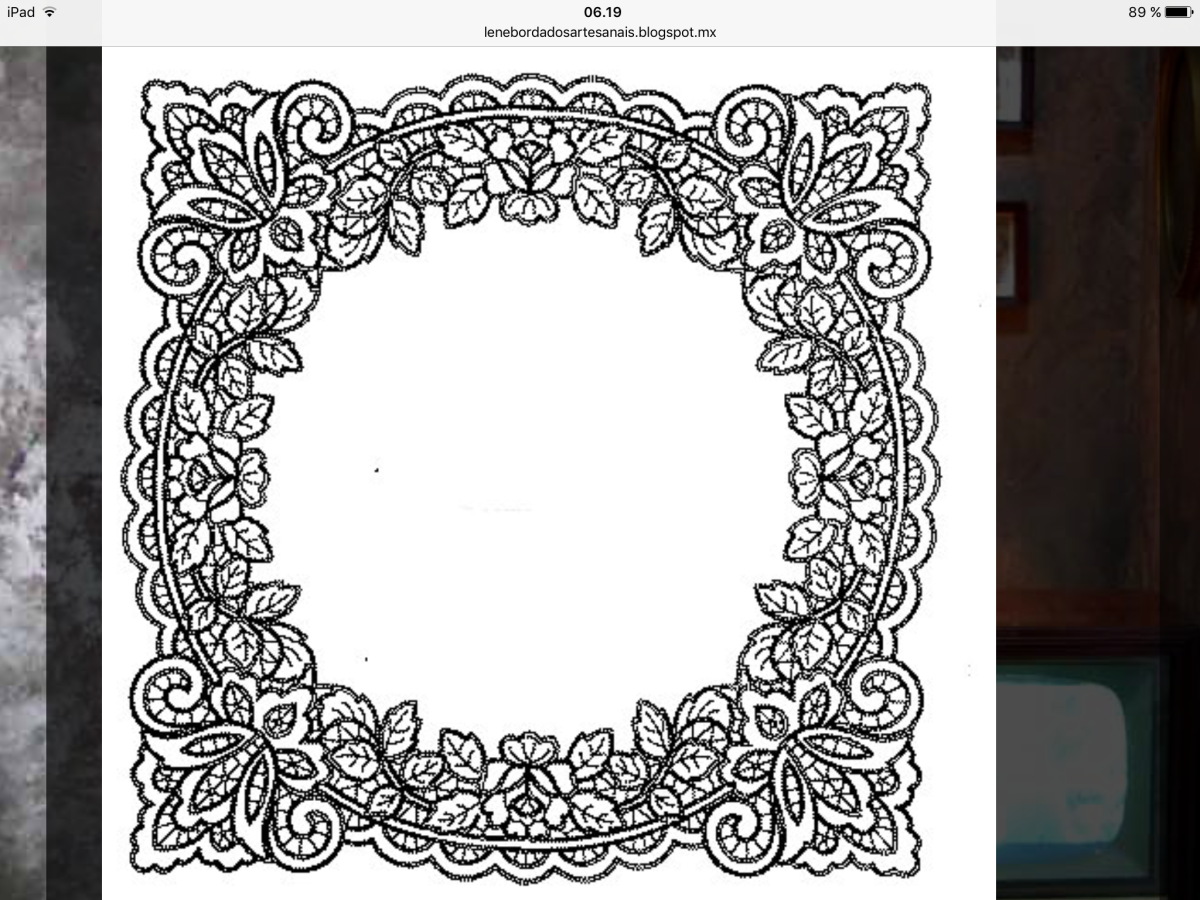 Кружева Алансон рисунок