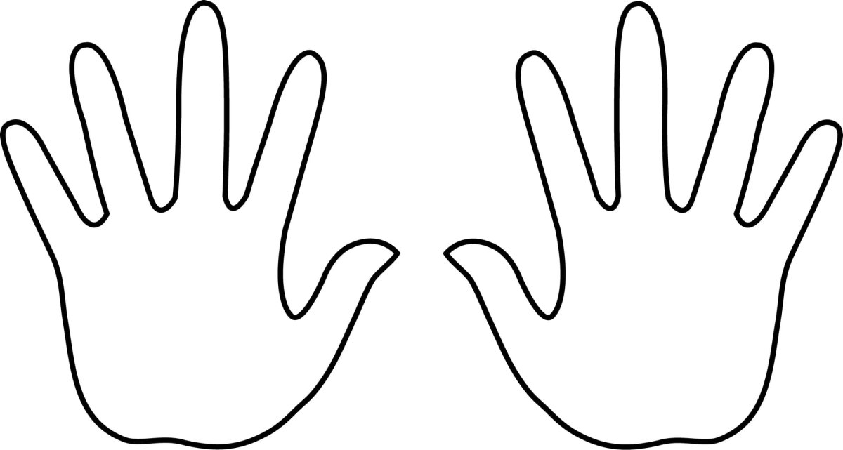 Трафарет руки