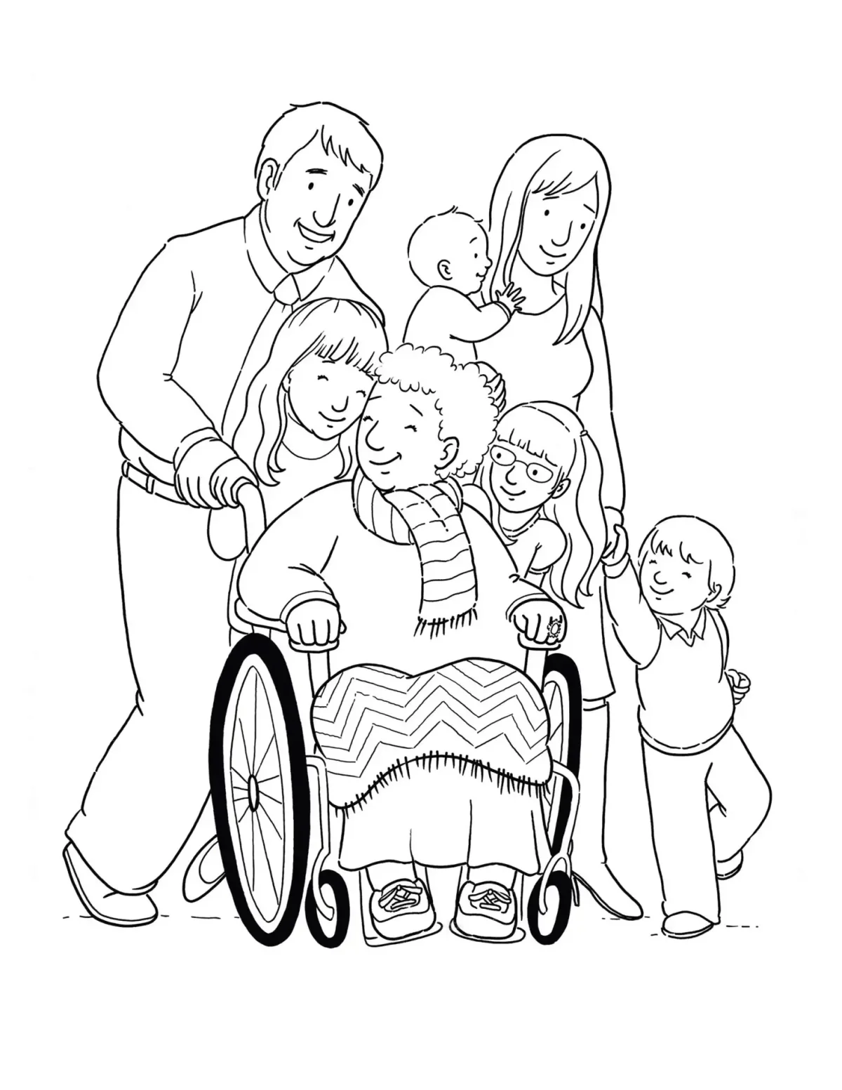 Раскраска доброта