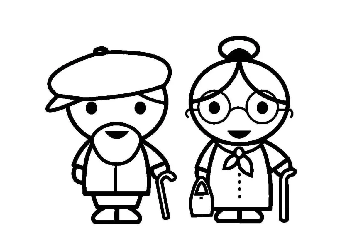 Раскраска на тему добрые дела детей