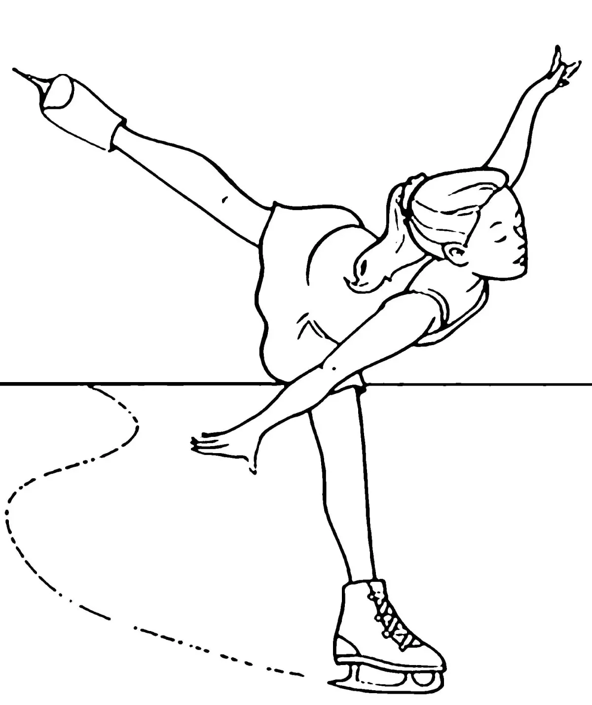 Изображение фигуристки