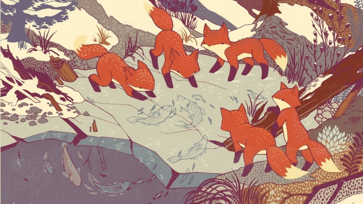 Влюбленные лисы