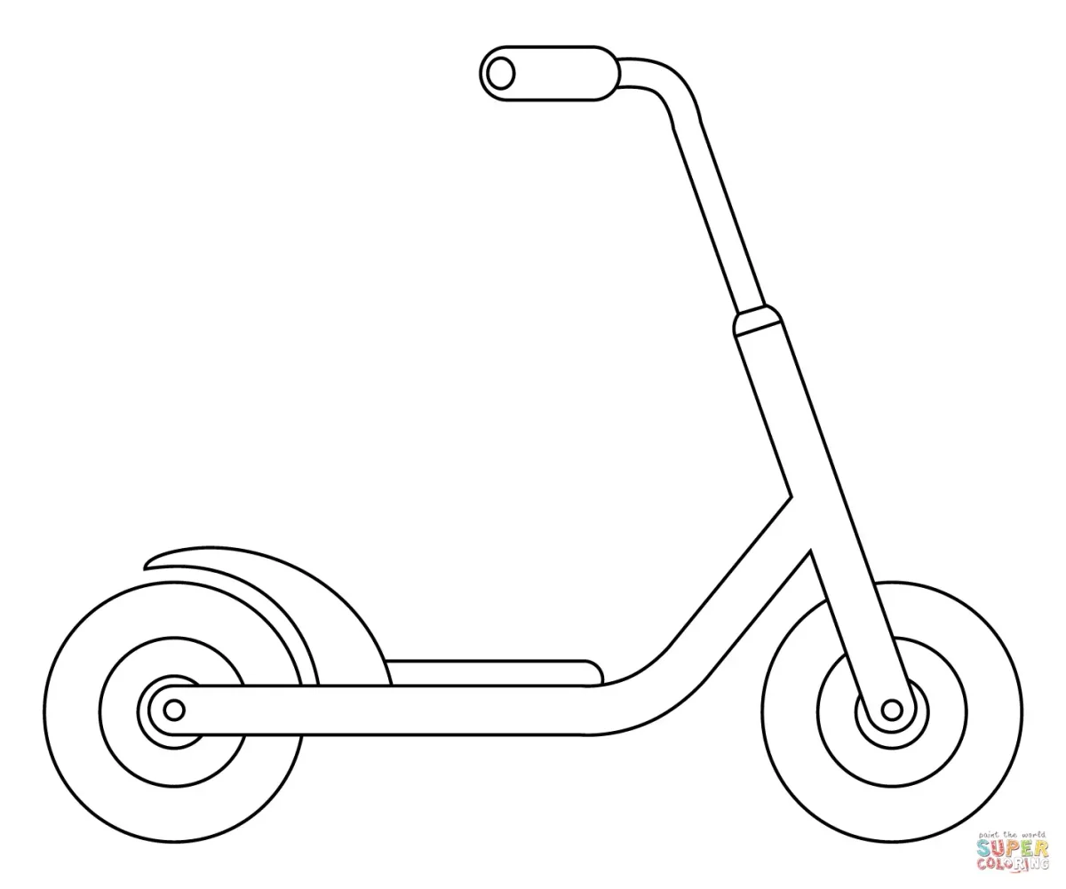 Велосипед для раскрашивания