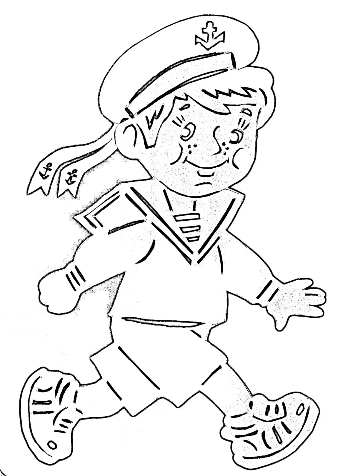 Раскраска пираты на корабле