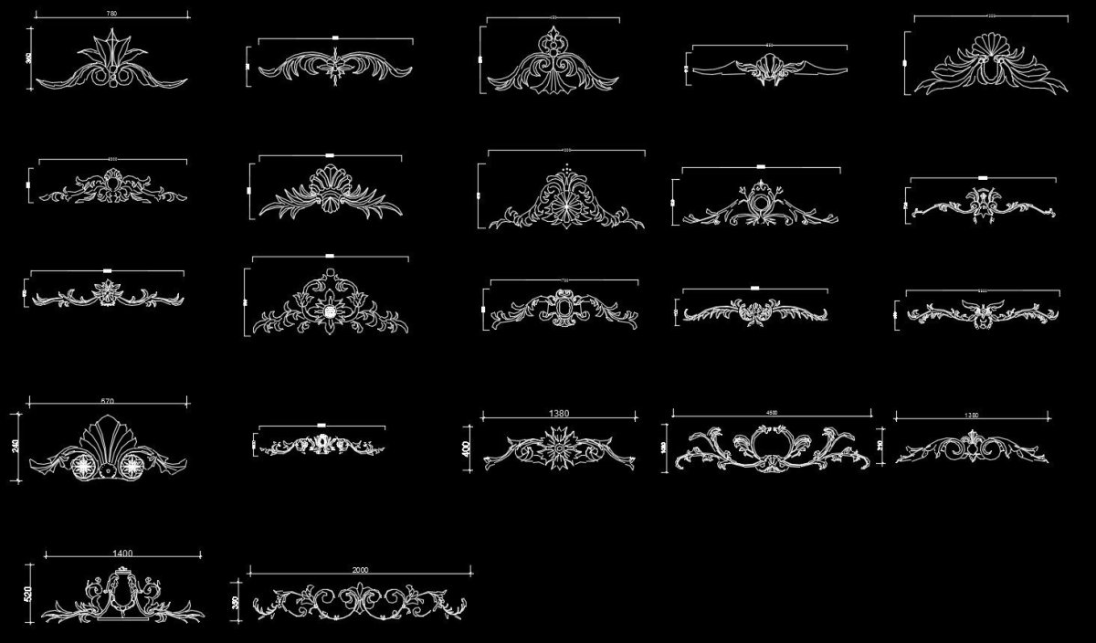 Архитектурные блоки для автокада