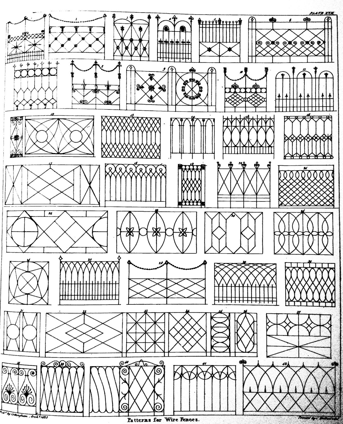 Орнамент на заборе