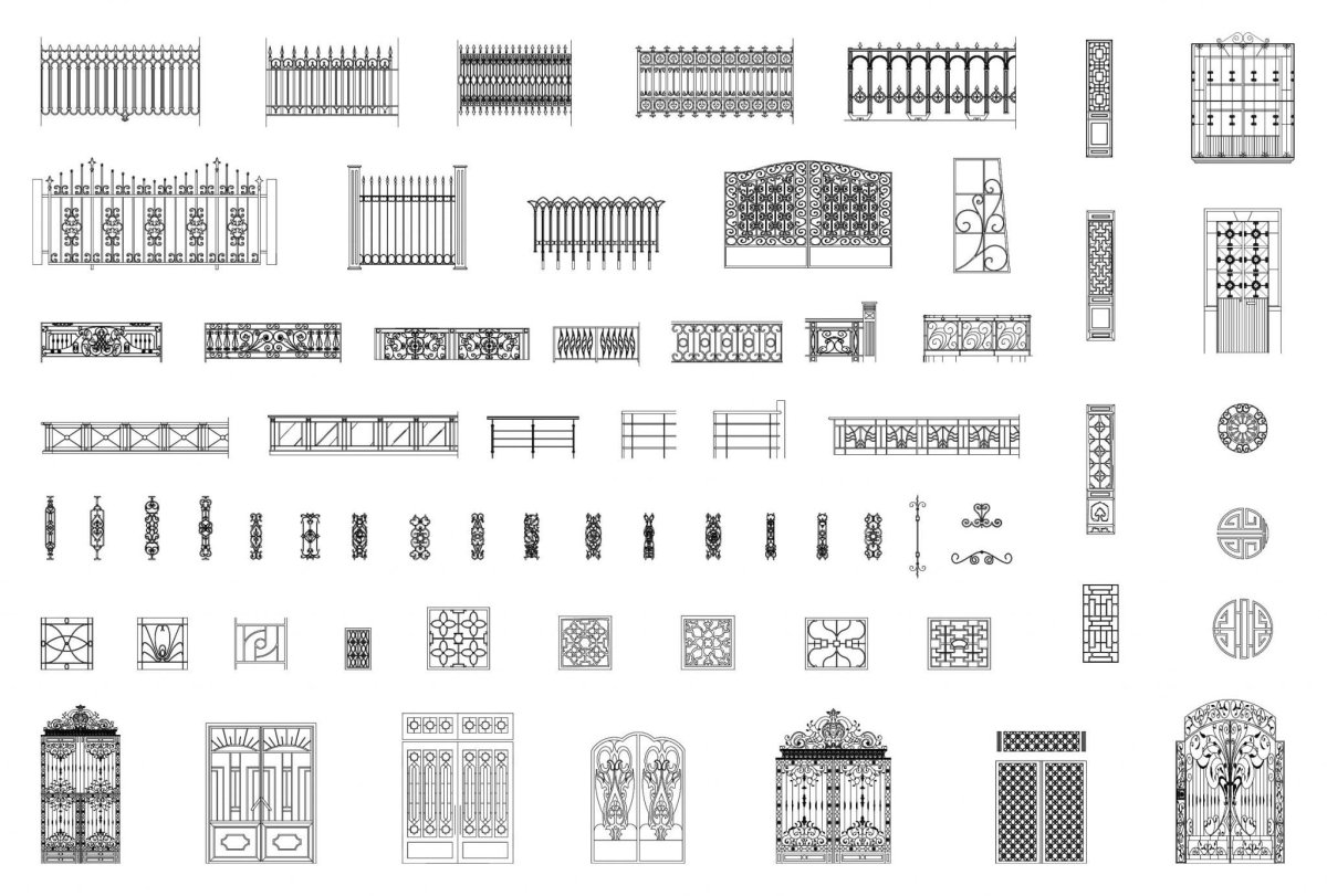 Узоры для автокада