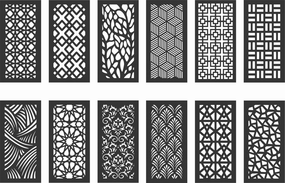 Орнамент для лазерной резки CNC vector DXF