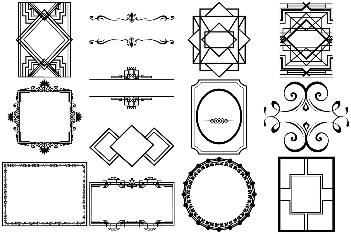 Векторные рамки для фотошопа