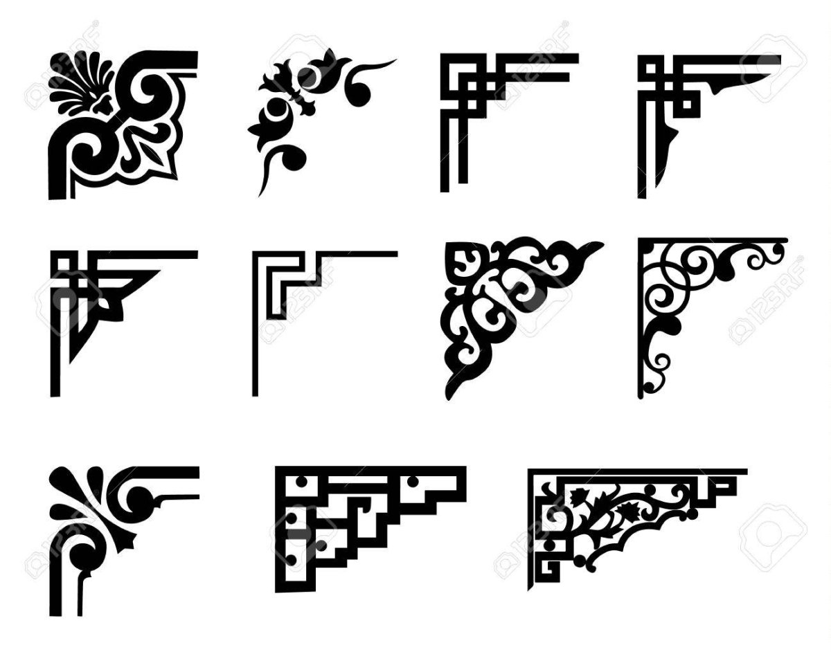 Орнамент угол