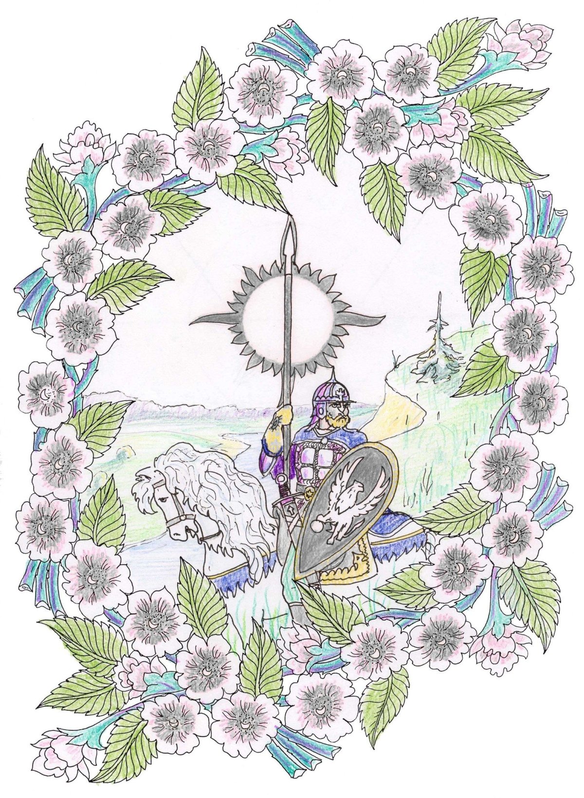 Мандала раскраска для женщин