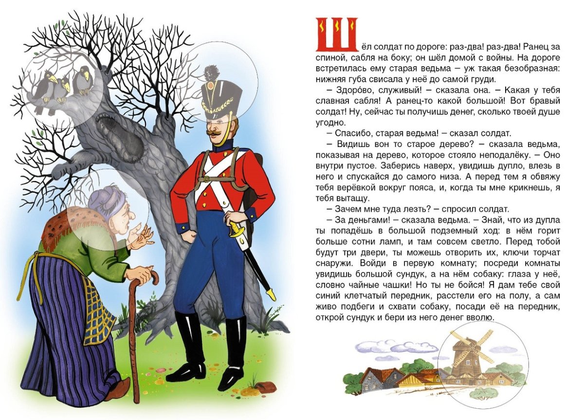 Сказка Гензель и Гретель раскраска