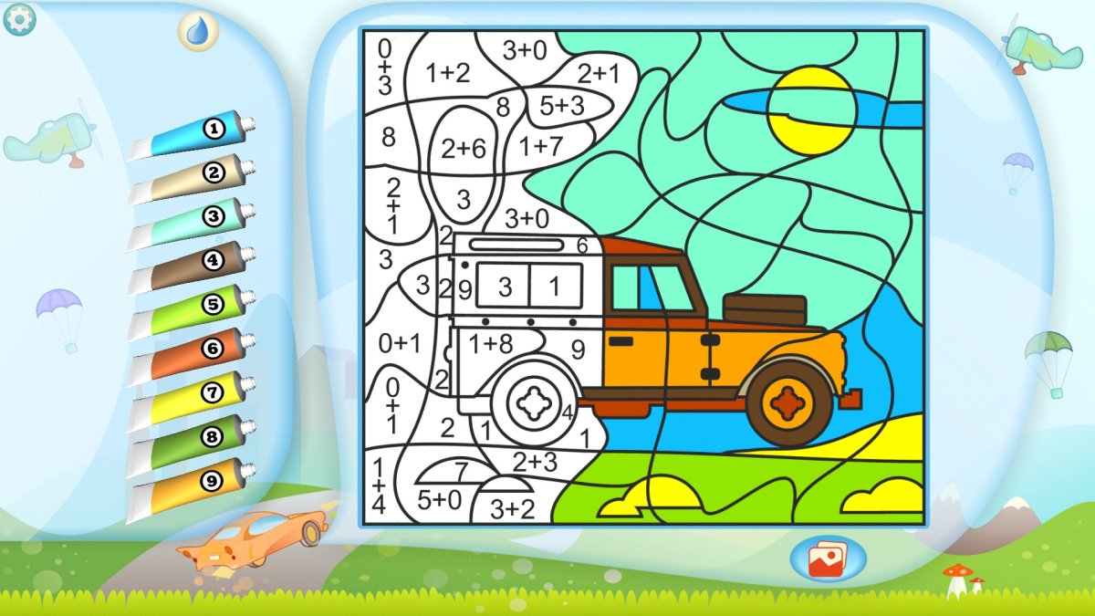 Примеры с рисунками для дошкольников