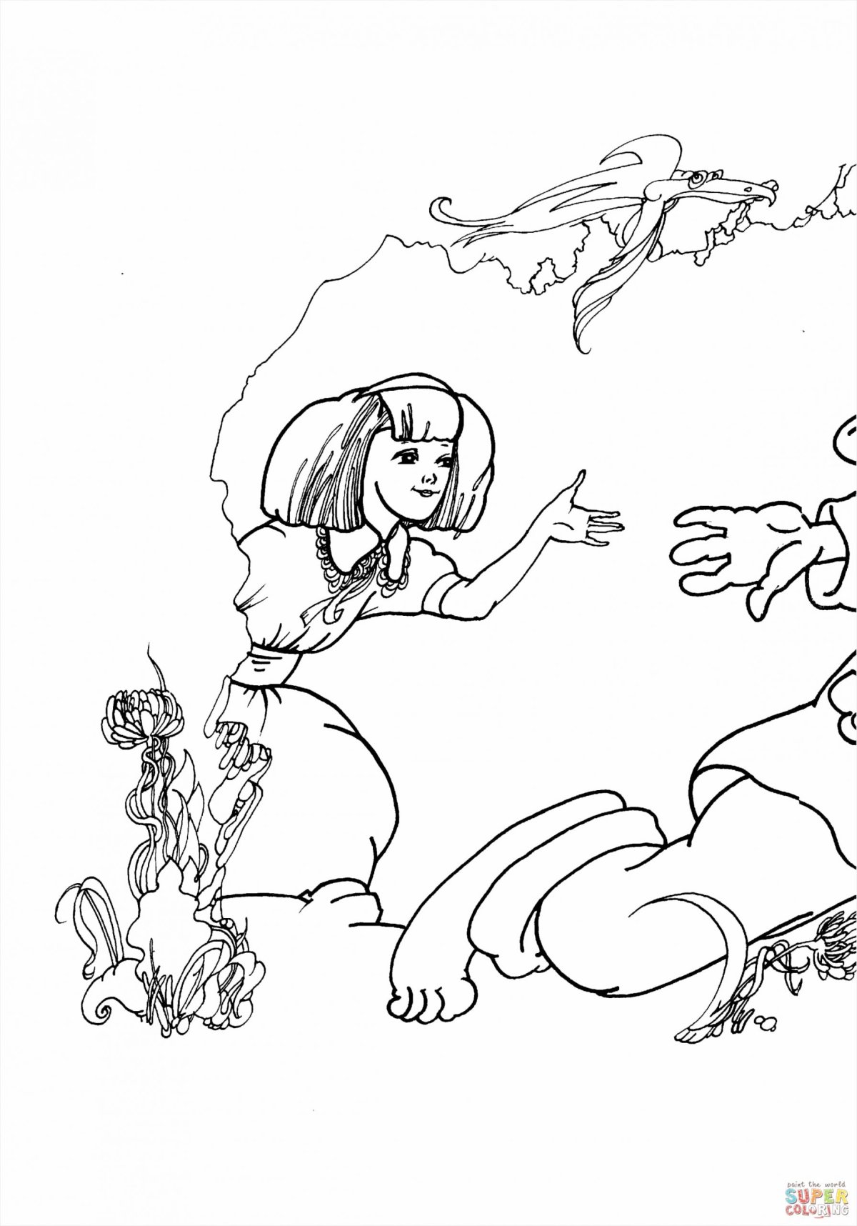 Раскраска Алиса Селезнева тайна третьей планеты