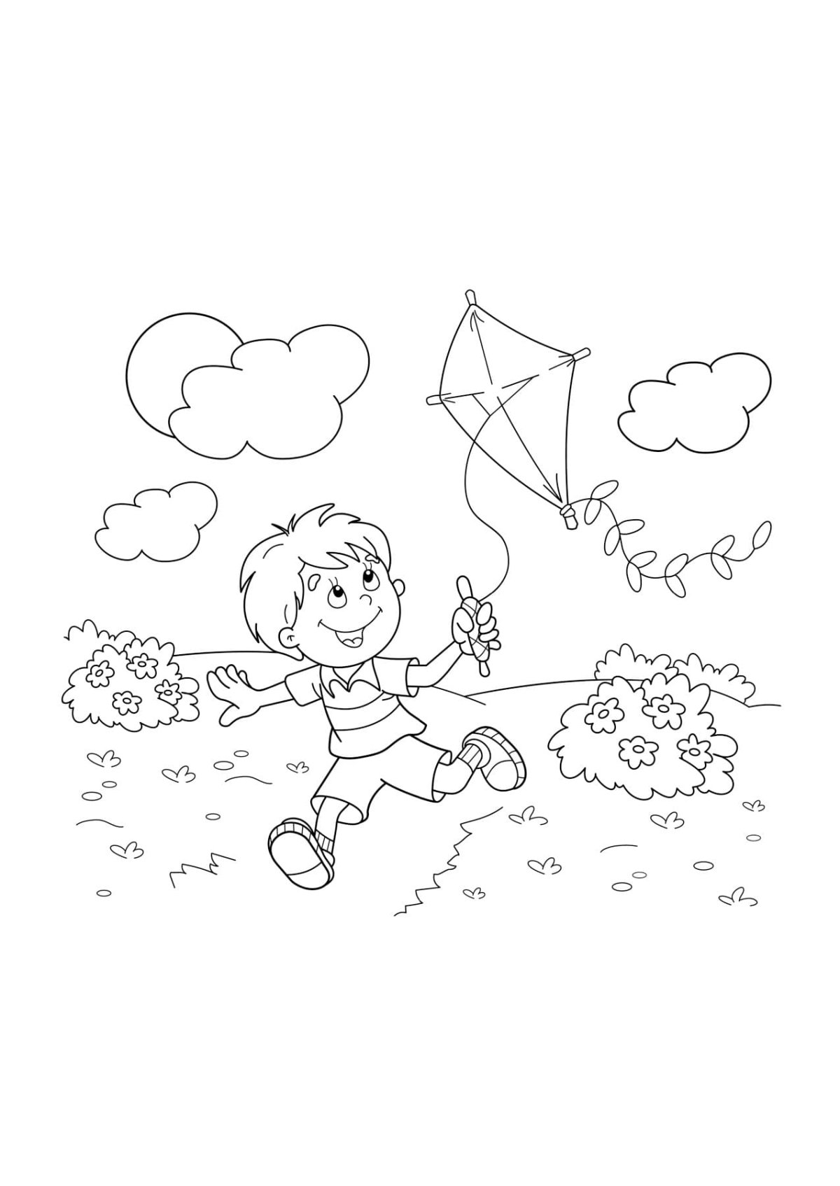 Трафареты ко Дню защиты детей