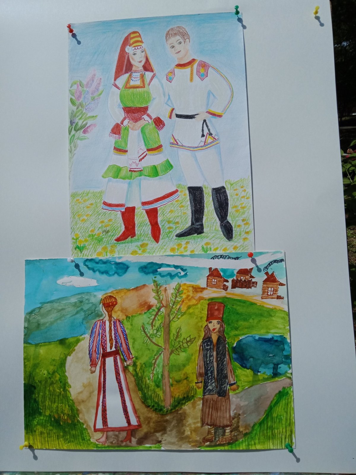 Мордва национальные узоры для рисования