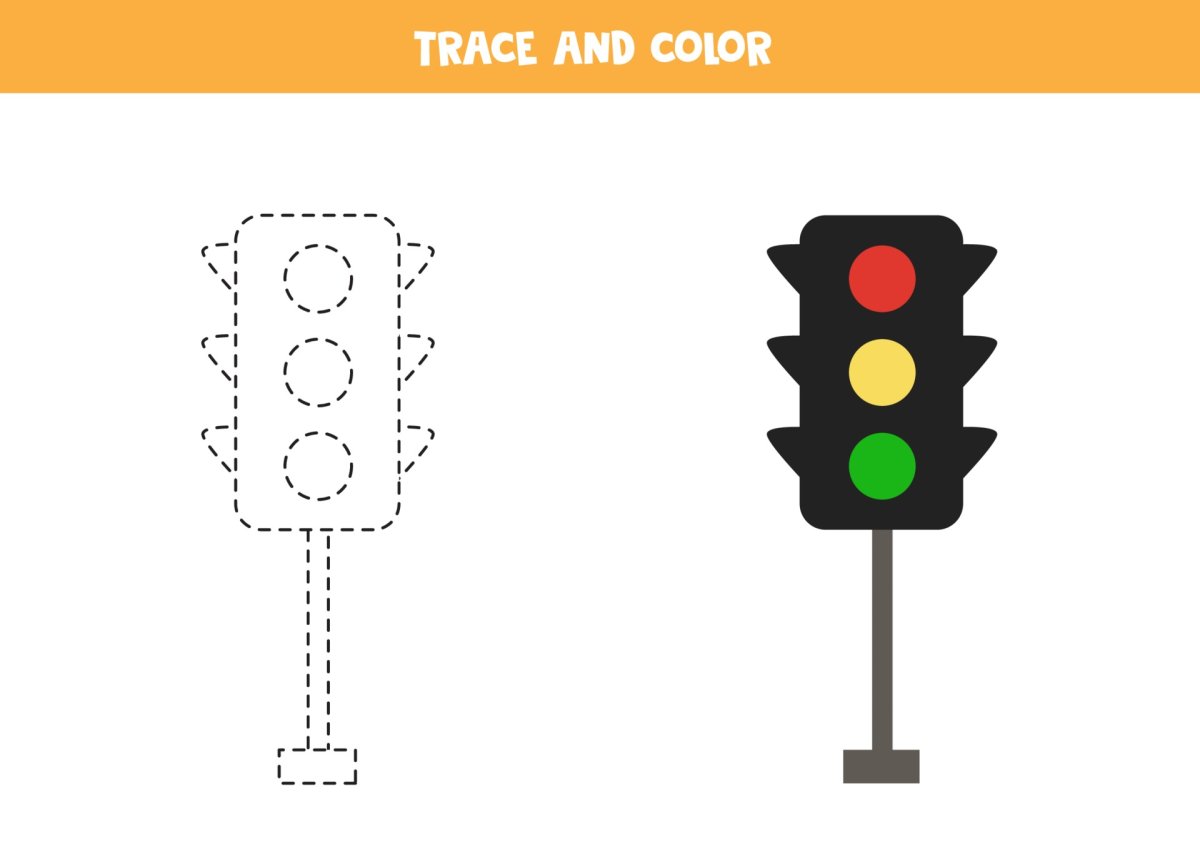 Светофор контур