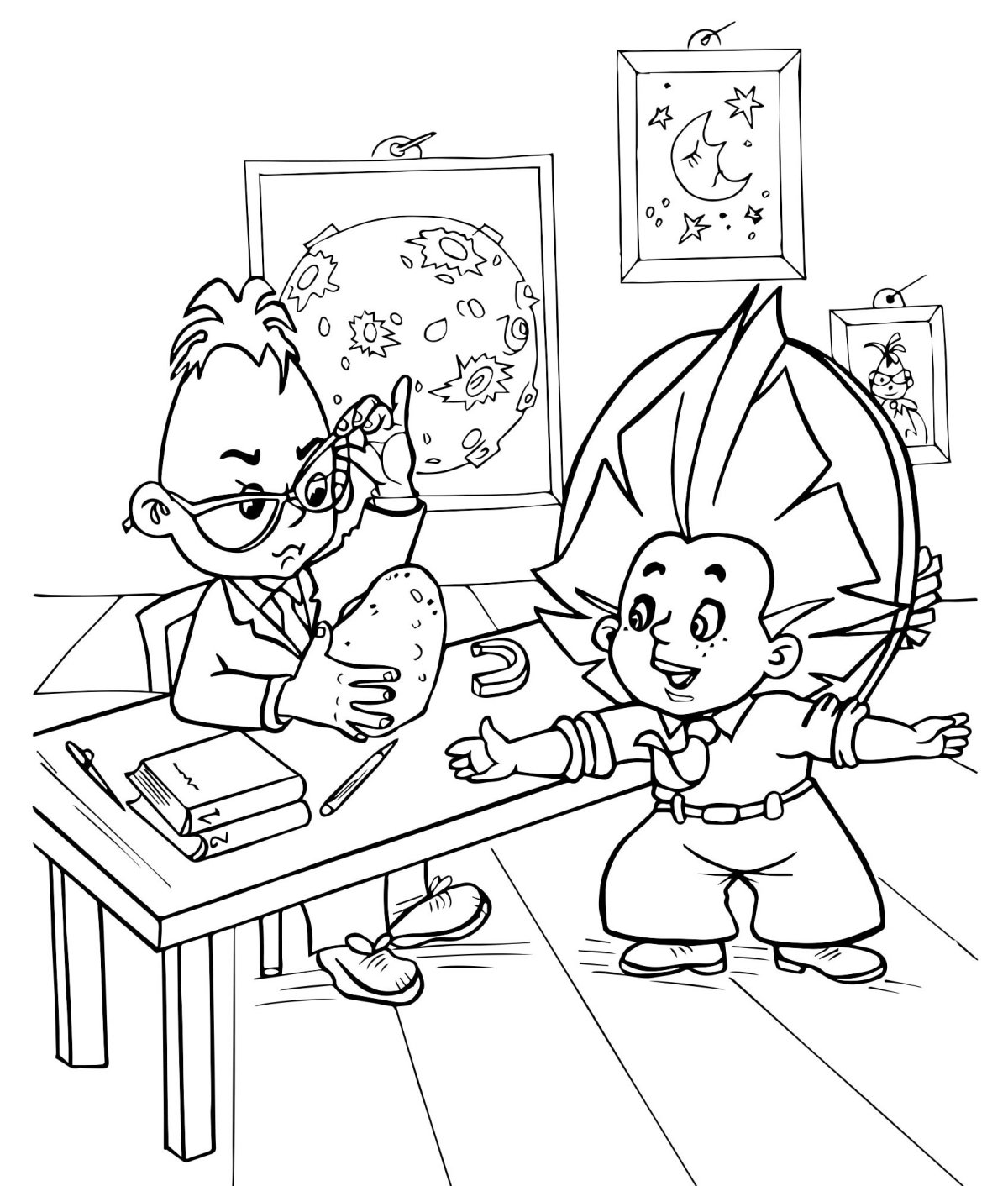 Раскраска для малышей музыкальные инструменты