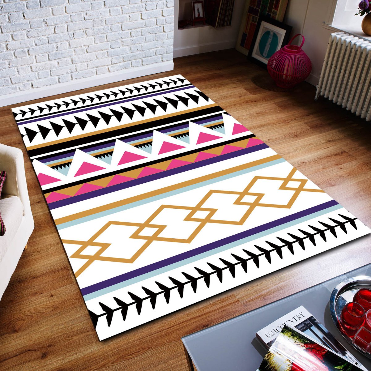 Половик в скандинавском стиле