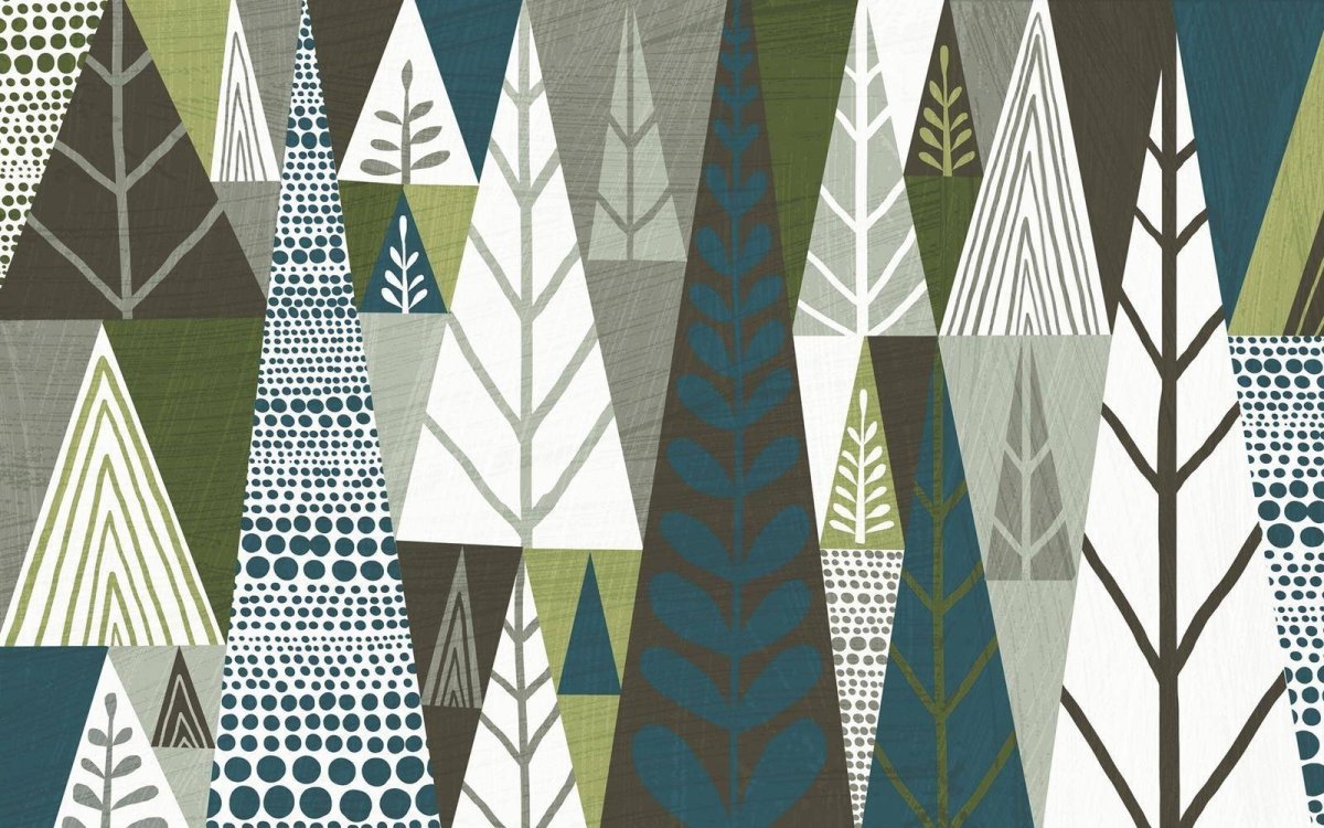 Геометрические узоры в скандинавском стиле