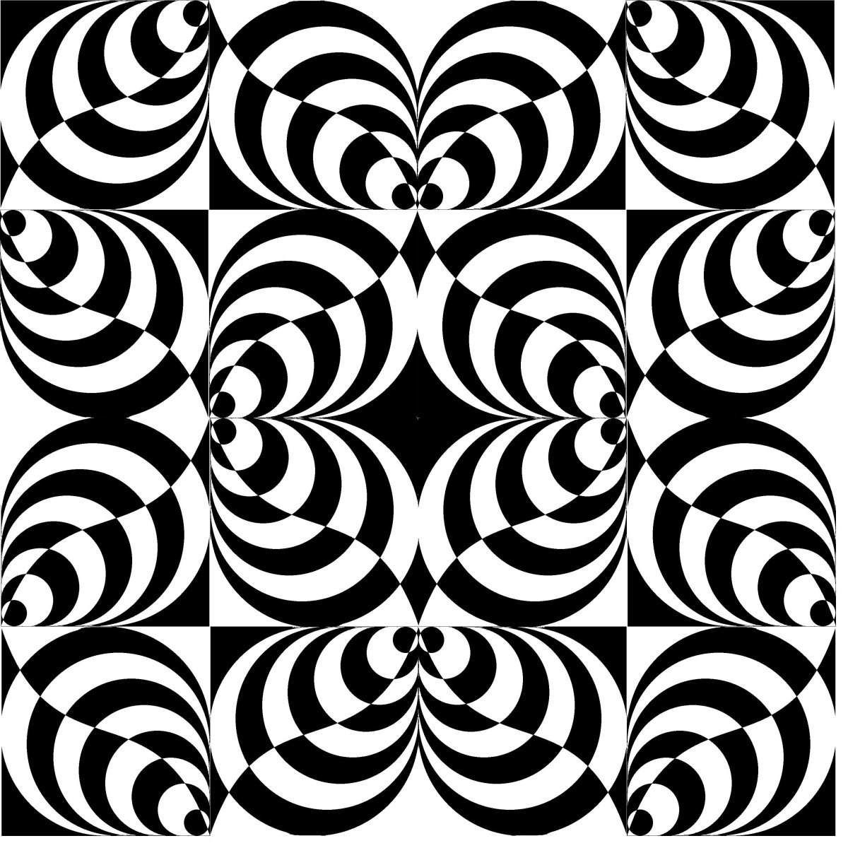 Иллюзия орнамент