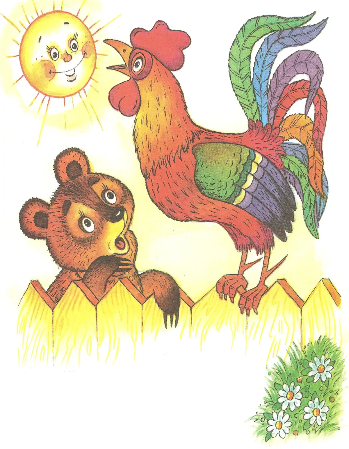 Загадка про петуха