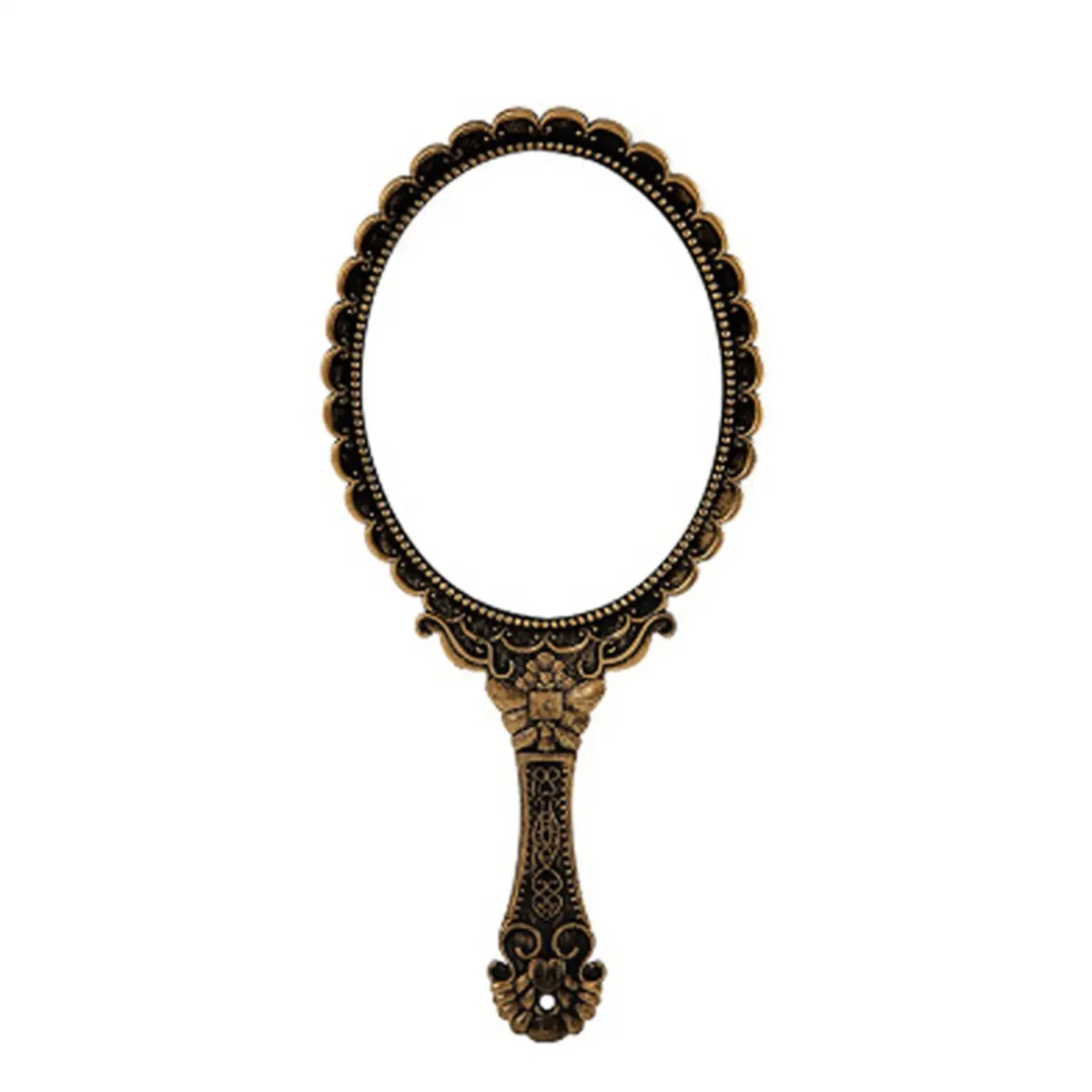 Ручное зеркало с ручкой Винтаж