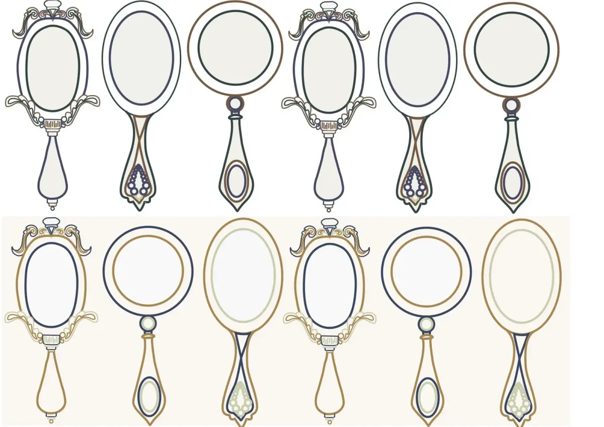 Зеркало рисунок