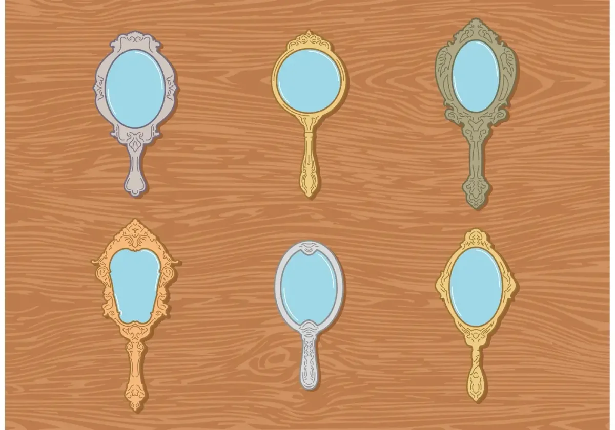 Волшебное зеркальце вектор