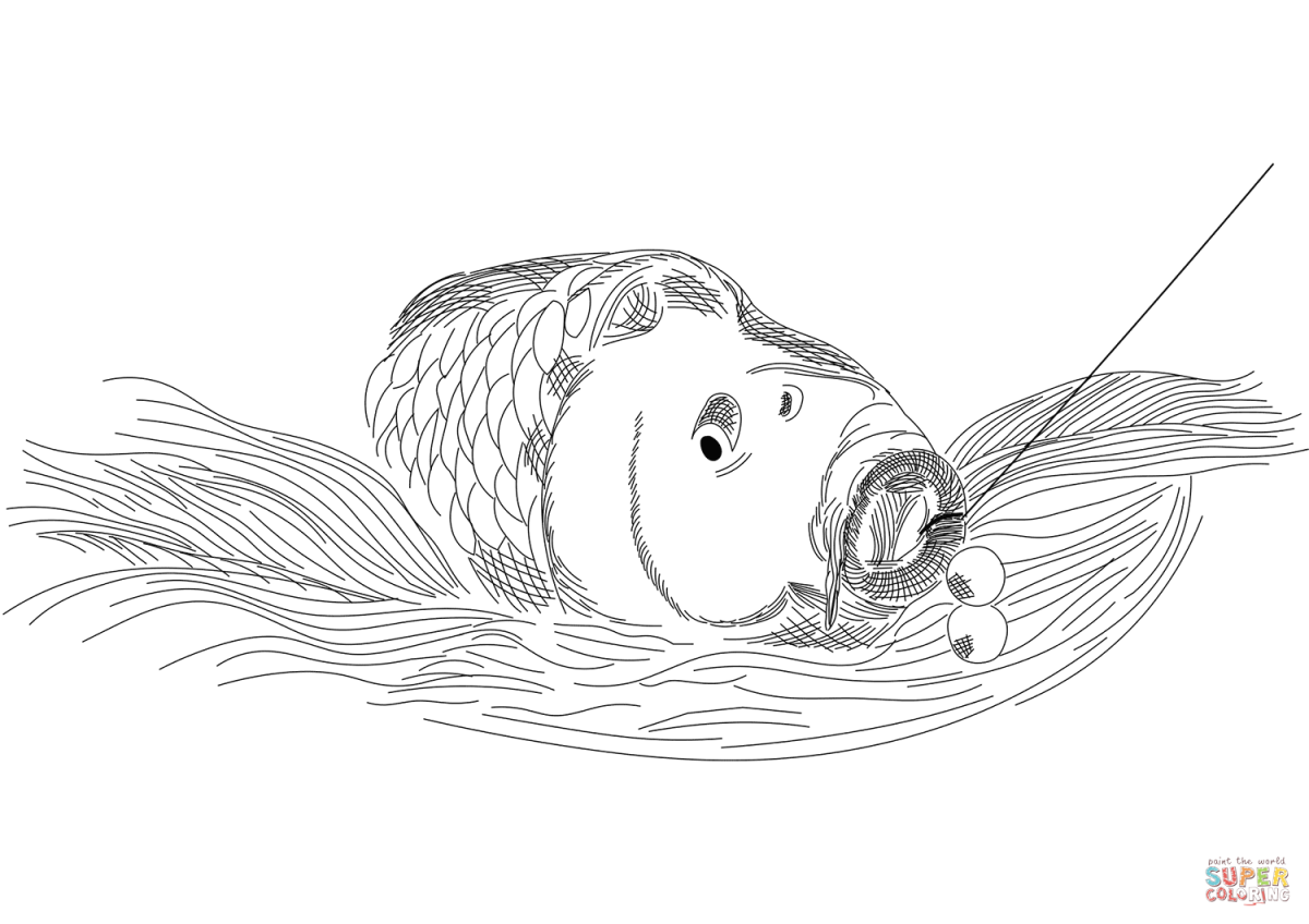 Гравировка удочка с рыбой