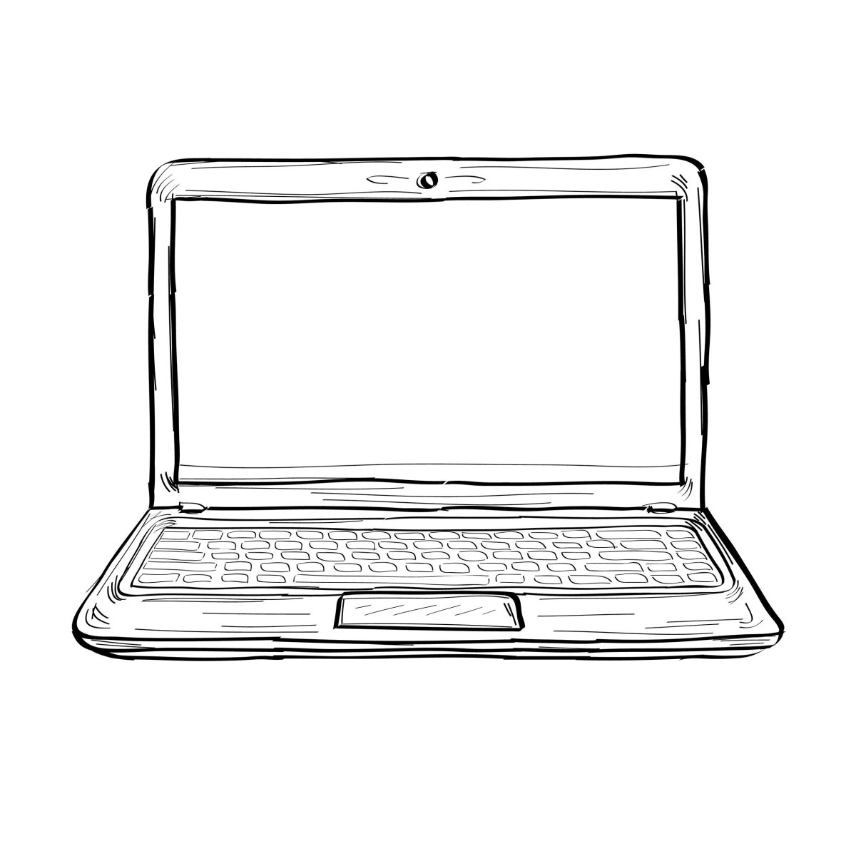 Набросок лаптоп