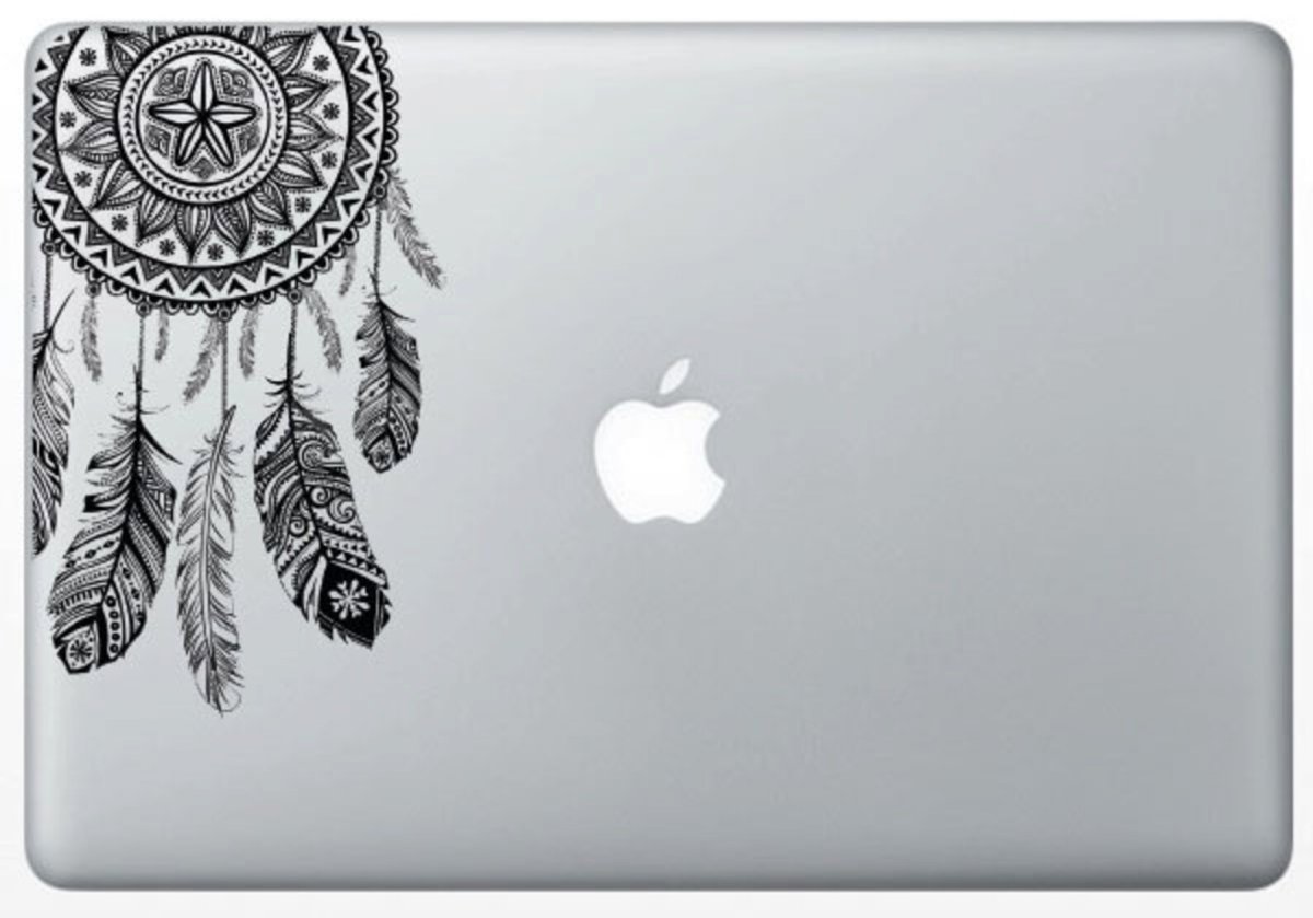 Эстетика наклейки на айфон макбук