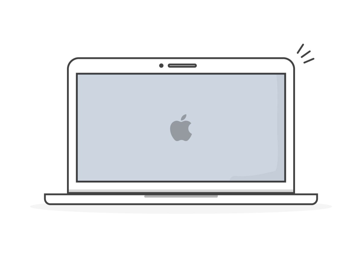 Макбук раскраска