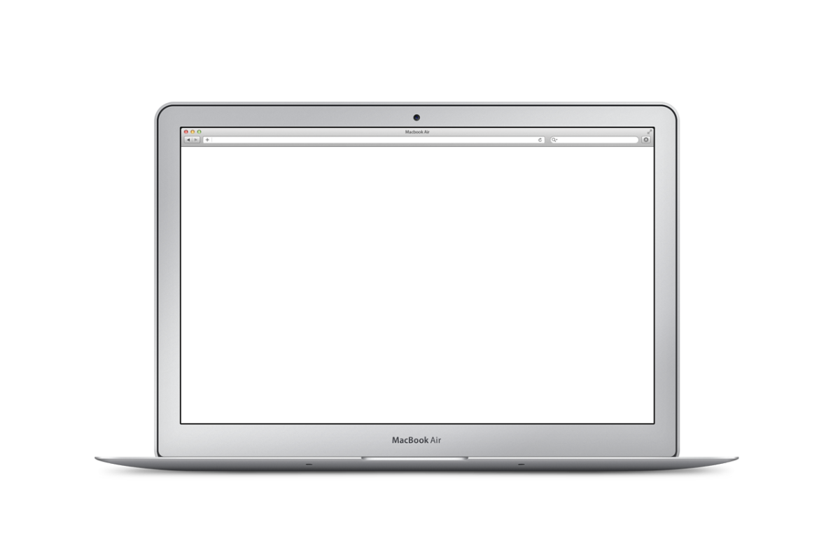 Макбук АИР 2017 белая рамка