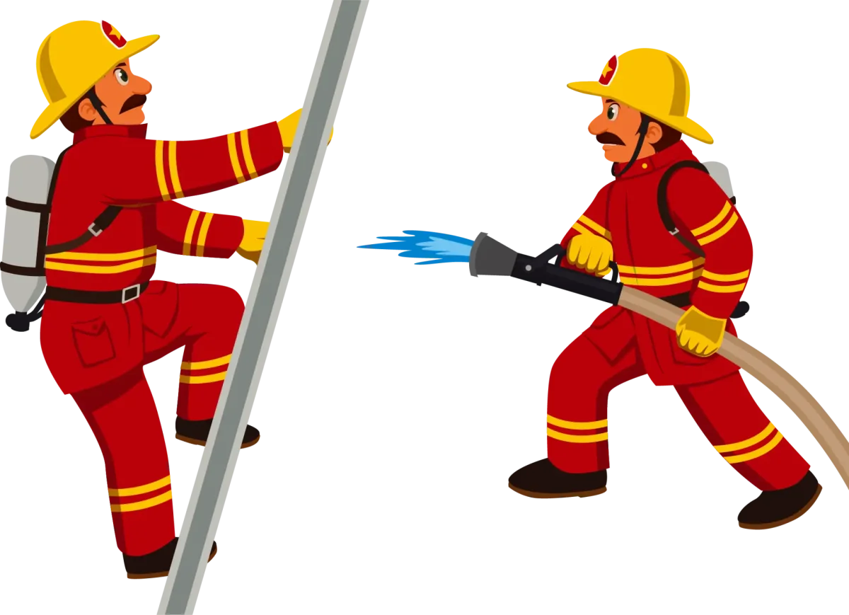 Для детей. Пожарные